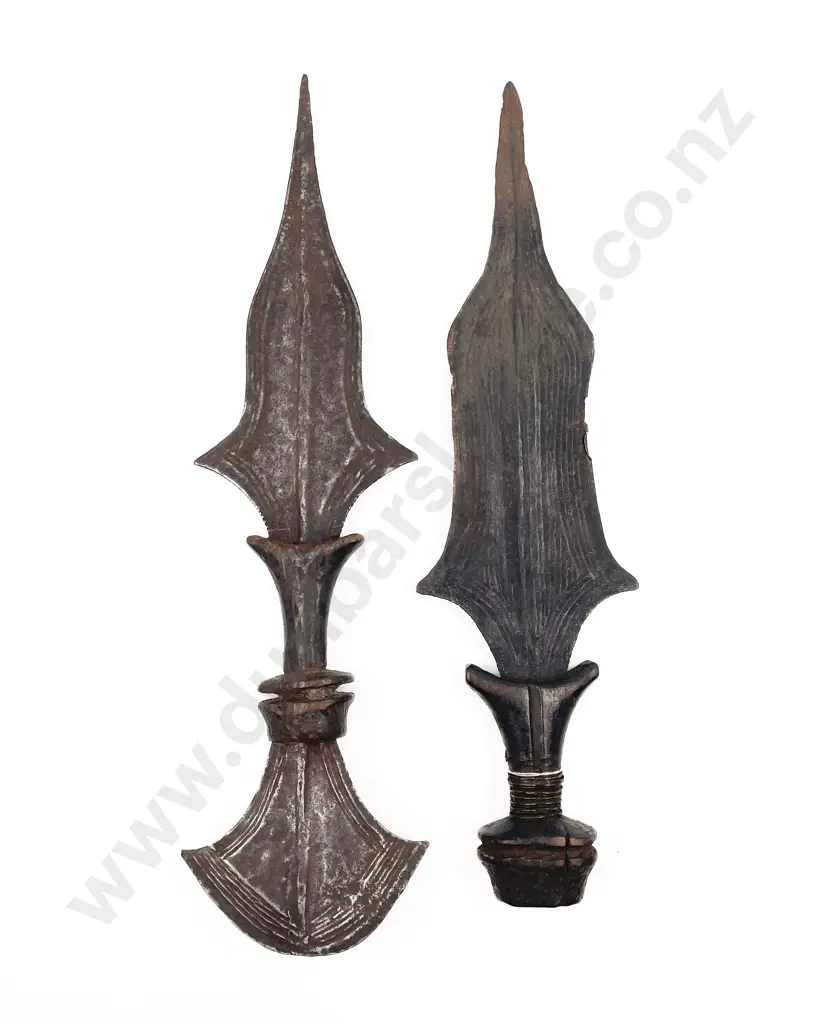 Tetela Ceremonial Blade With Kuba Knife Image 1++