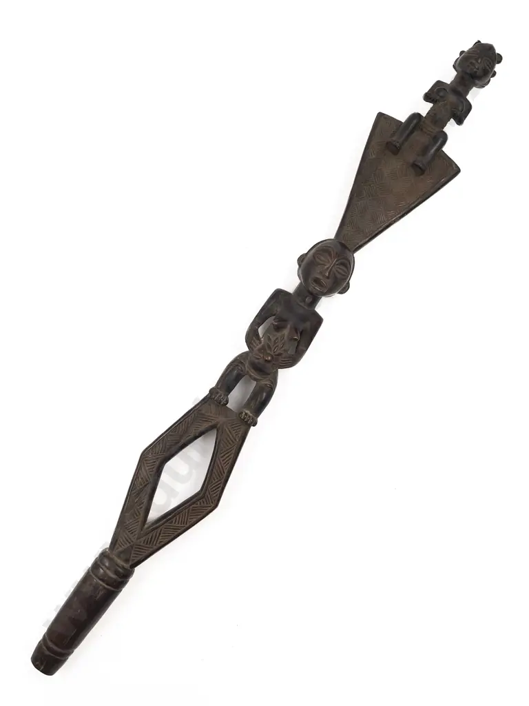 Luba Ceremonial Staff Image 1++