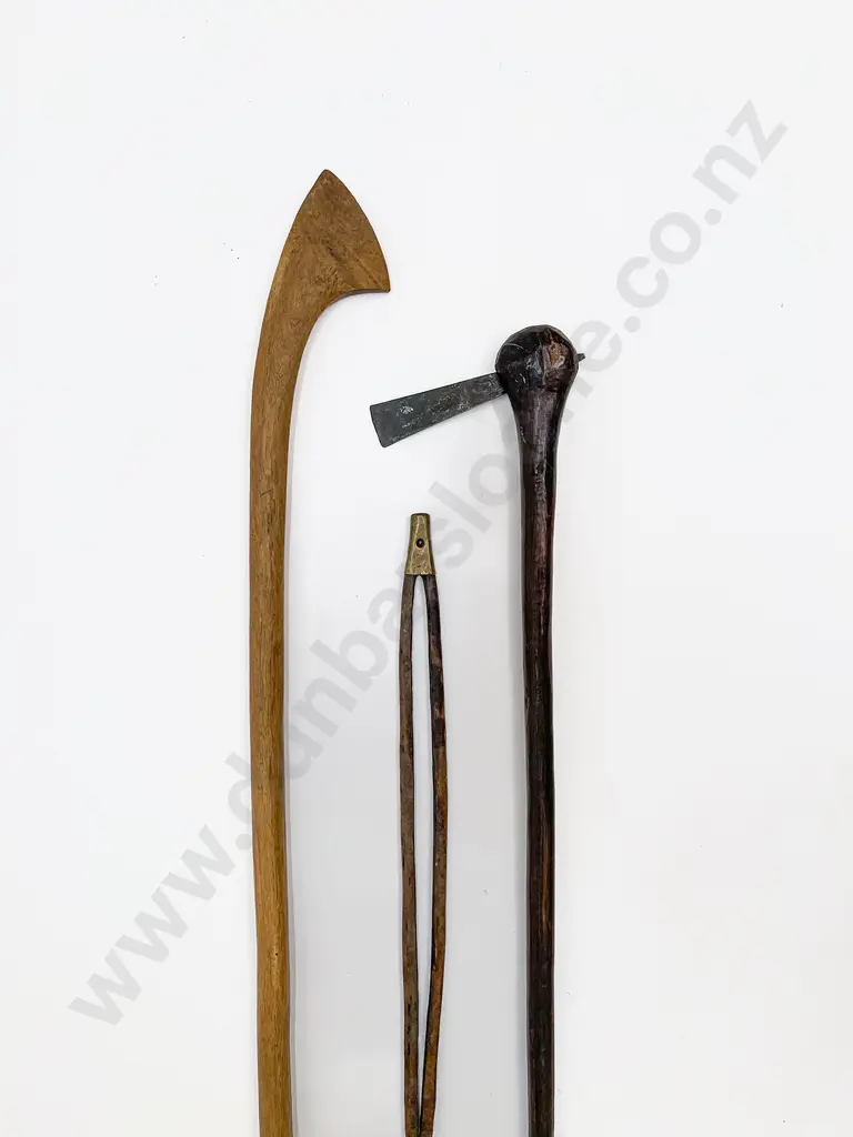 Turkana Throwing Stick With Nuer Axe And Other Image 1++