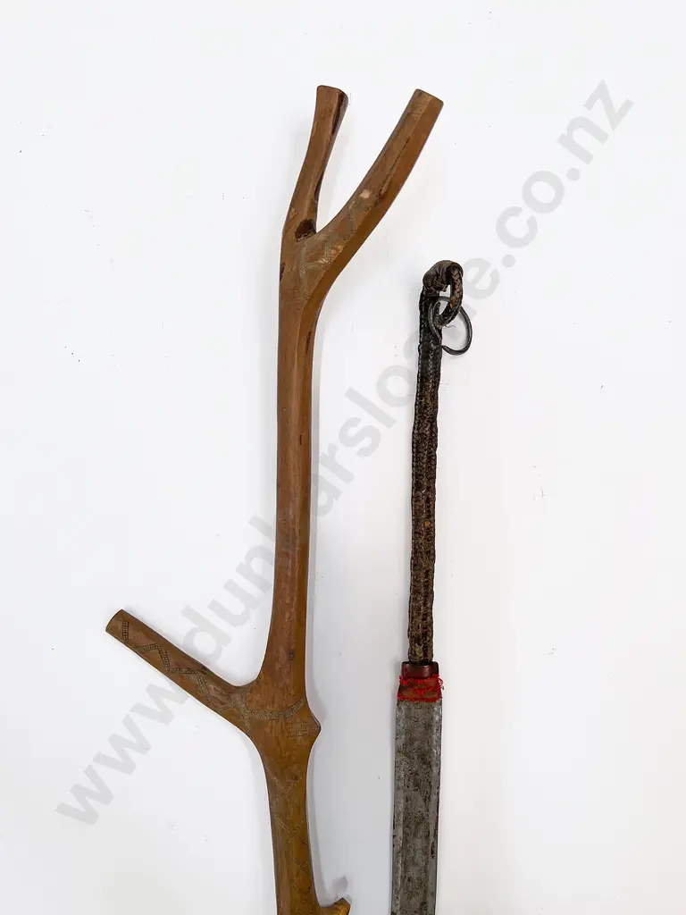Toposa Sword With Turkana Wooden Walking Stick Image 1++