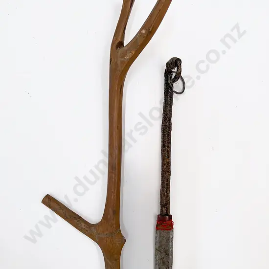 Toposa Sword With Turkana Wooden Walking Stick