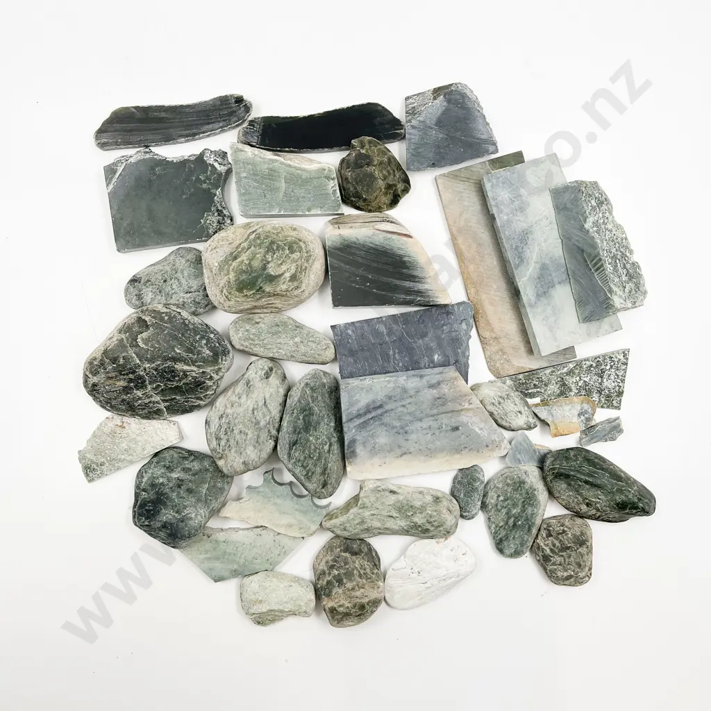 A Box Of Pounamu Offcuts Image 1++