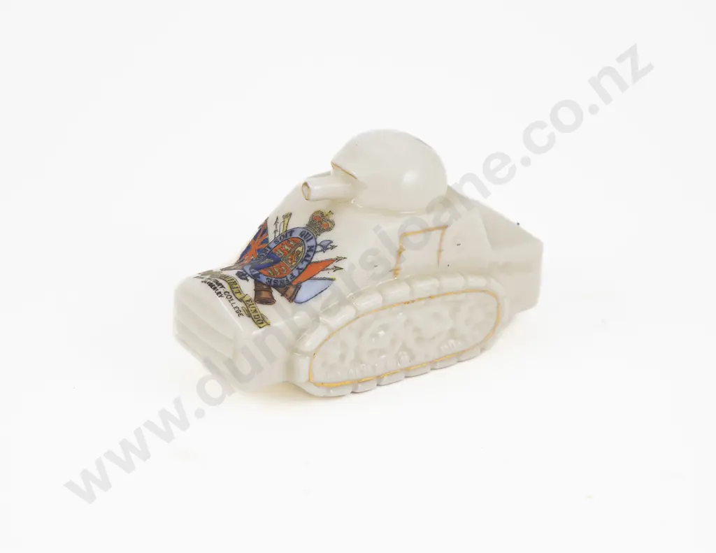 Arcadia China Crested Ware Model of a WWI Armoured Car Image 1++