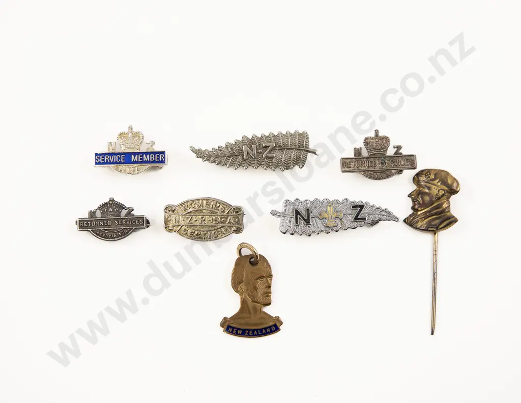 Four RSA Brooches Image 1++