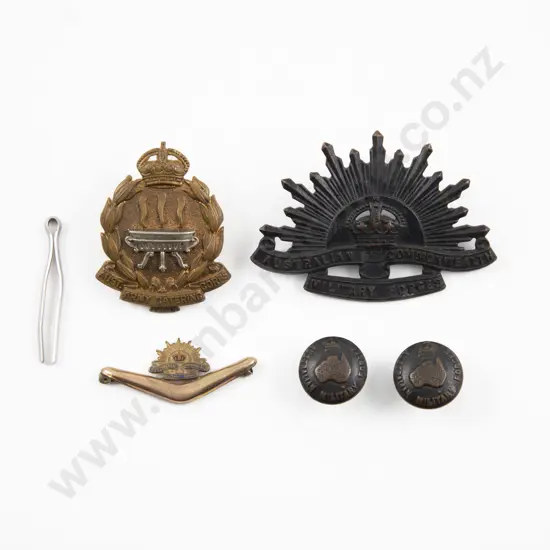 Two WWII Australian Badges