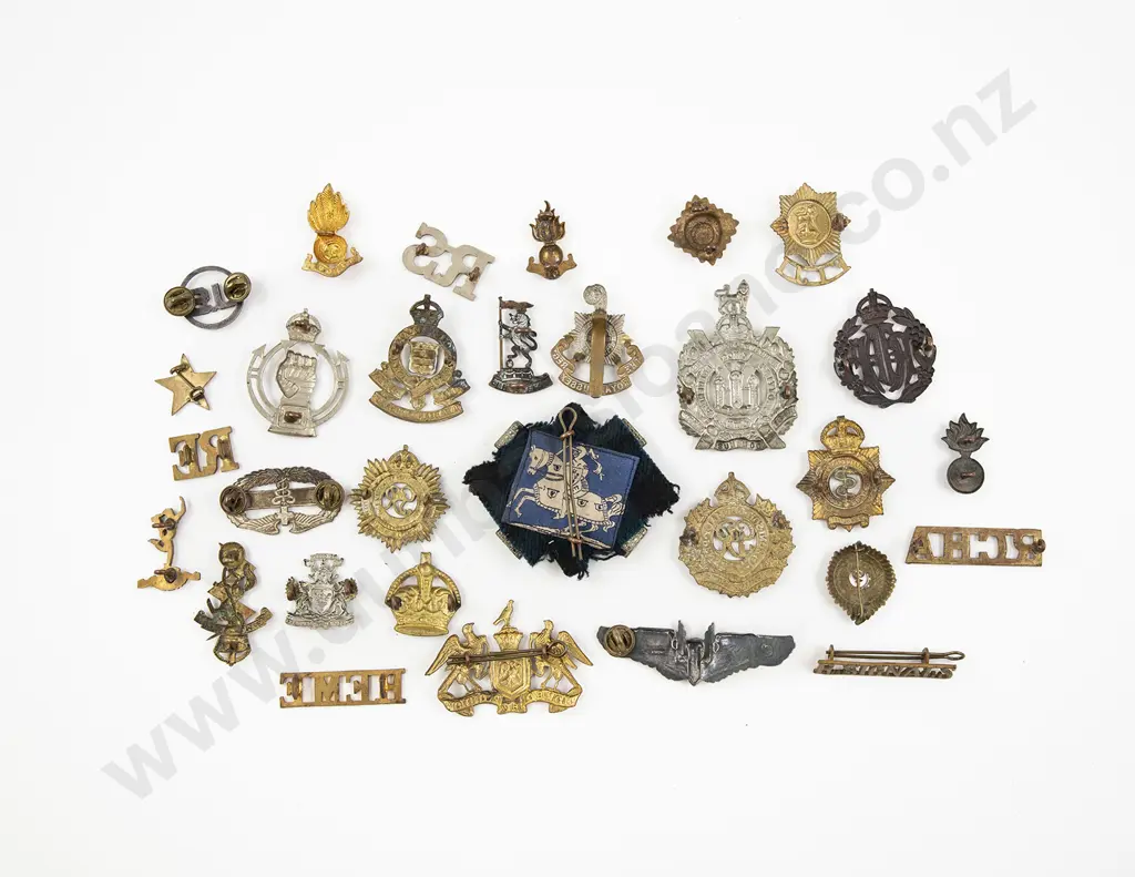 WWI and WWII British Canadian USA Soviet Union Fiji Badges and Insignia (30) Image 1++