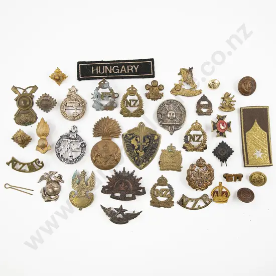 Collection NZ and World Military Badges