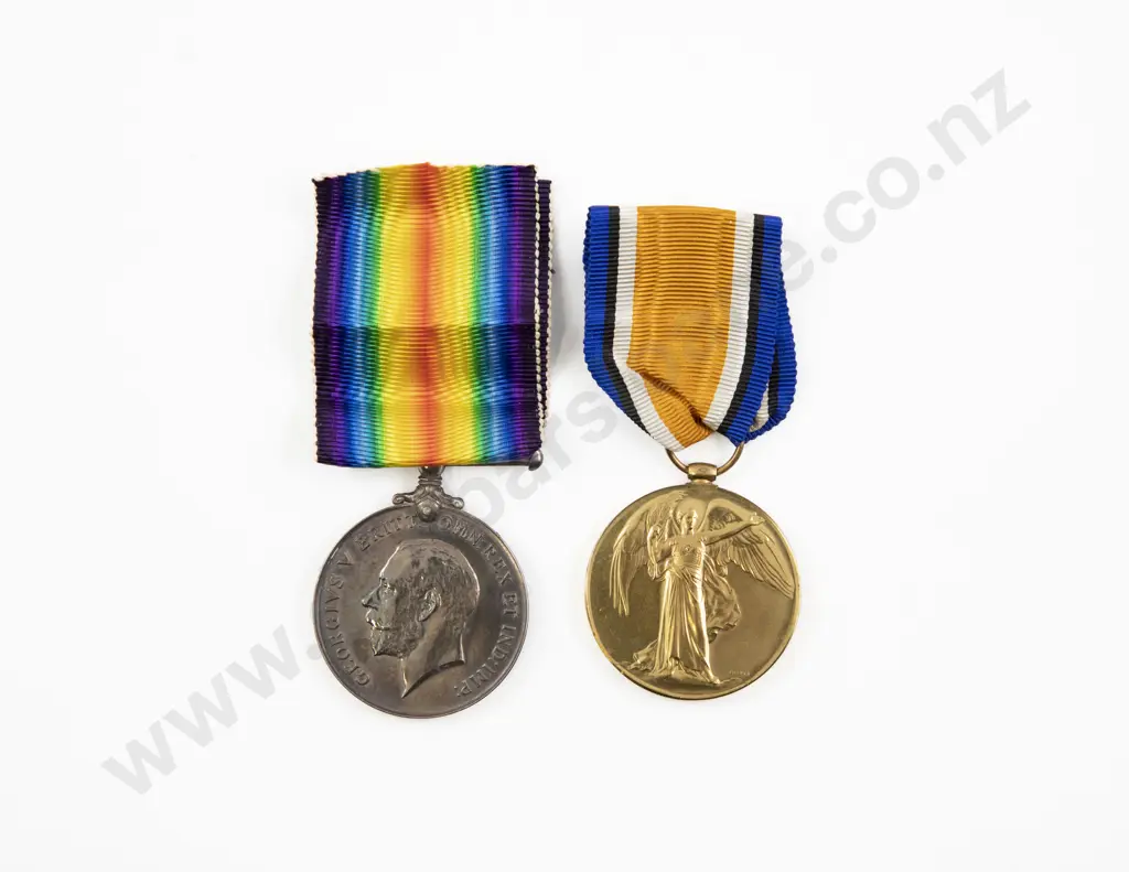 WWI Two Medal Group Image 1++