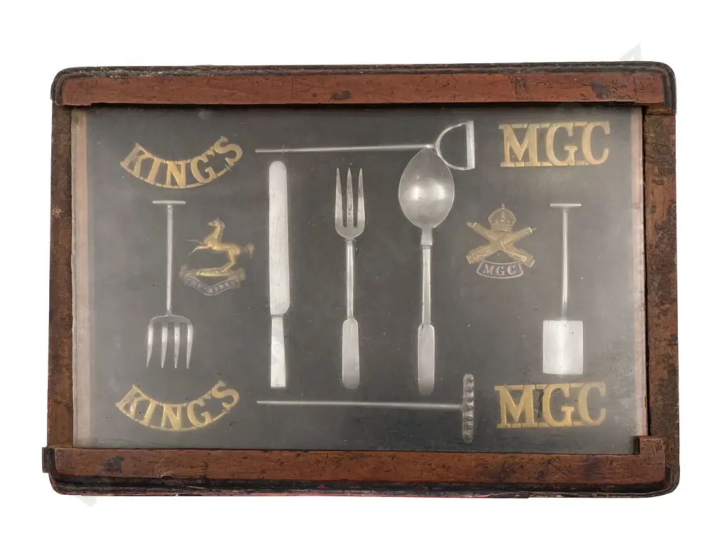 British Army Machine Gun Corps (MGC) formed 1915 Souvenir Display Image 1++