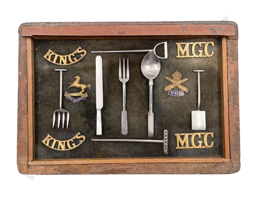 British Army Machine Gun Corps (MGC) formed 1915 Souvenir Display Image 1++