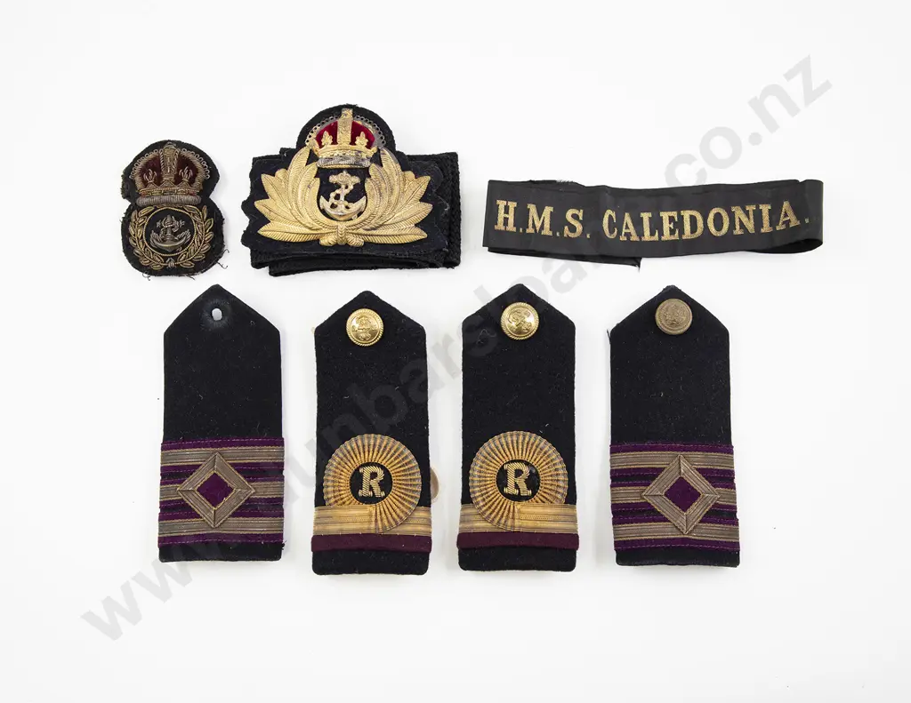 WWII British Naval Two Pair Shoulder Boards Image 1++