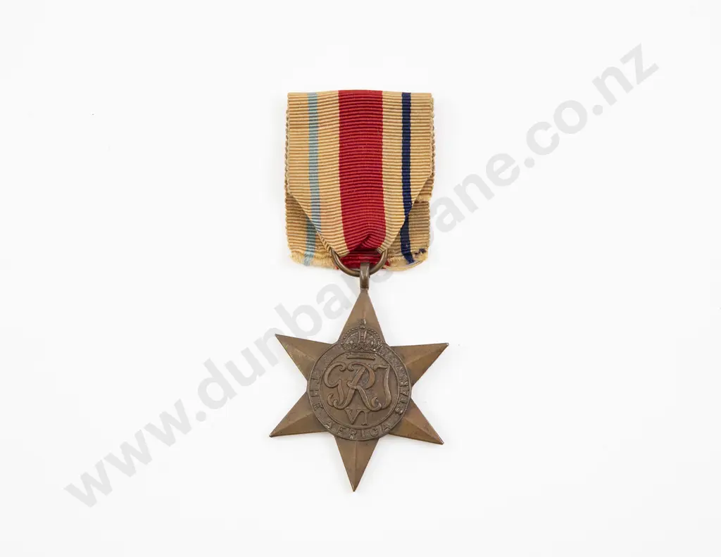 WWII The Africa Star with ribbon Image 1++