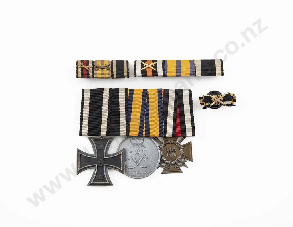 WWI German Three Medal Group with Ribbons Image 1++