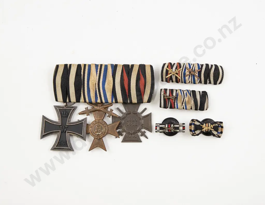 WWI German Three Medal Group with Ribbons Image 1++