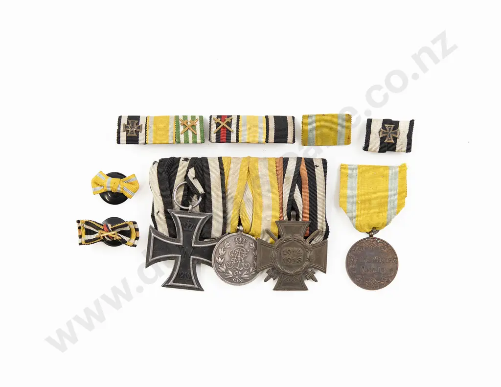 WWI German Four Medal Group with Ribbons Image 1++