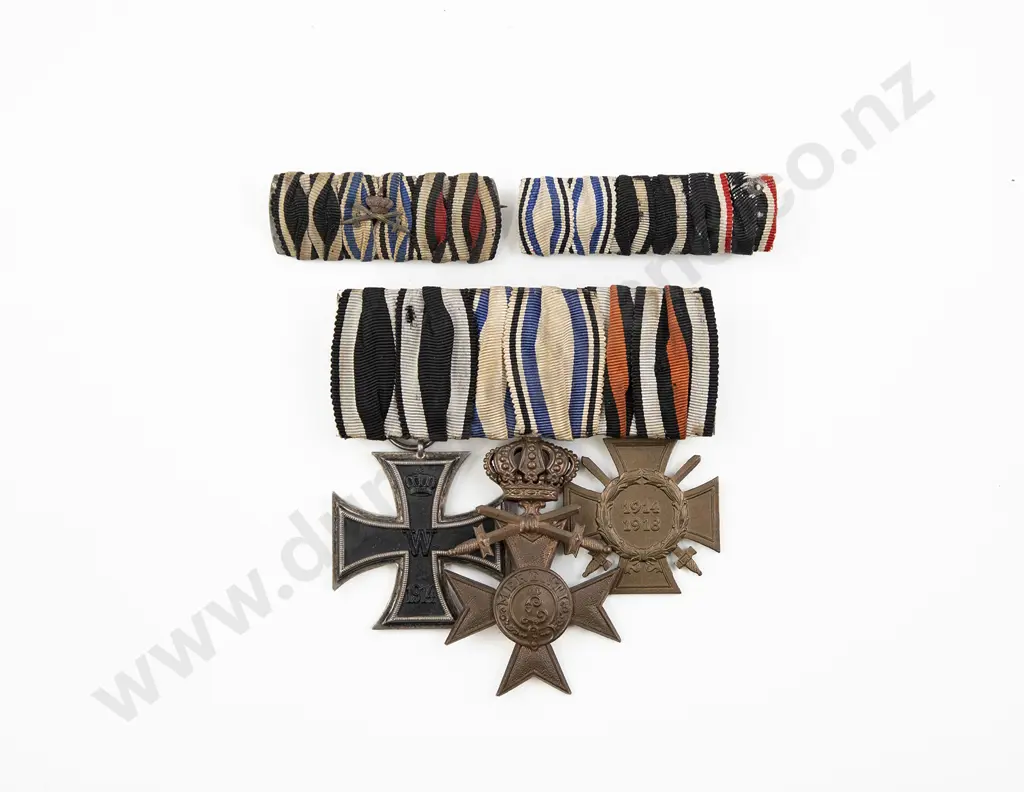 WWI German Three Medal Group with Ribbons Image 1++