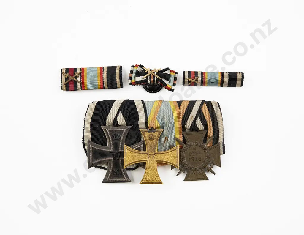 WWI German Three Medal Group with Ribbons Image 1++