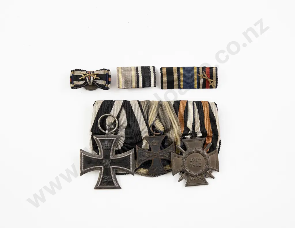 WWI German Three Medal Group with Ribbons Image 1++