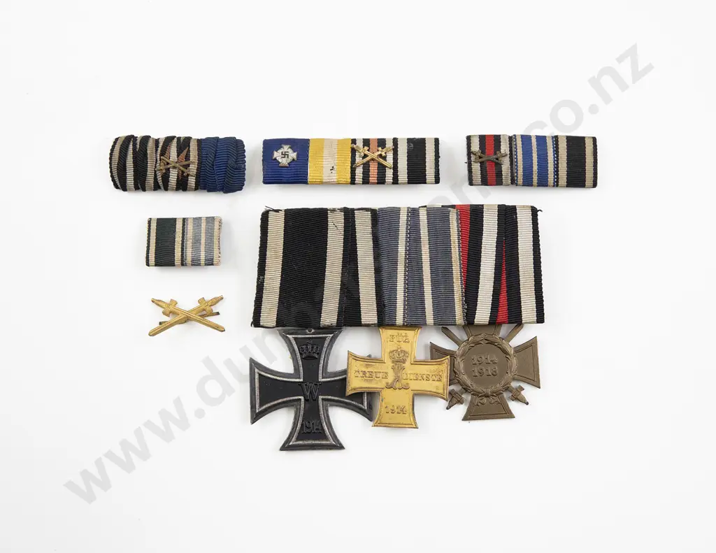 WWI German Three Medal Group with Ribbons Image 1++