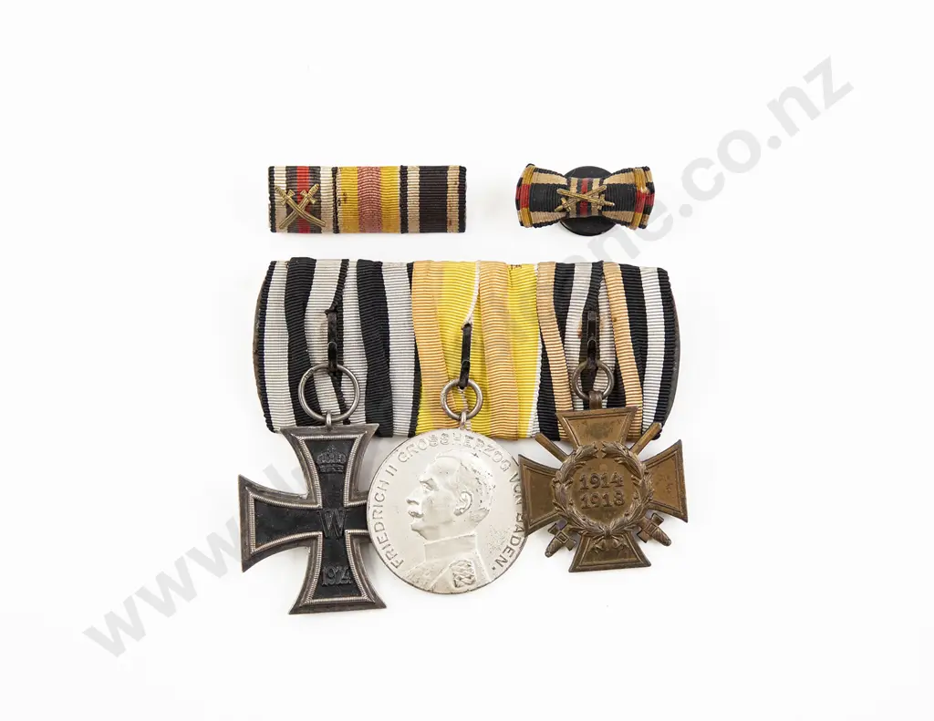 WWI German Three Medal Group with Ribbons Image 1++