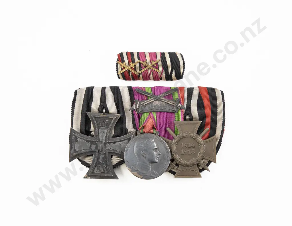 WWI German Three Medal Group with Ribbons Image 1++
