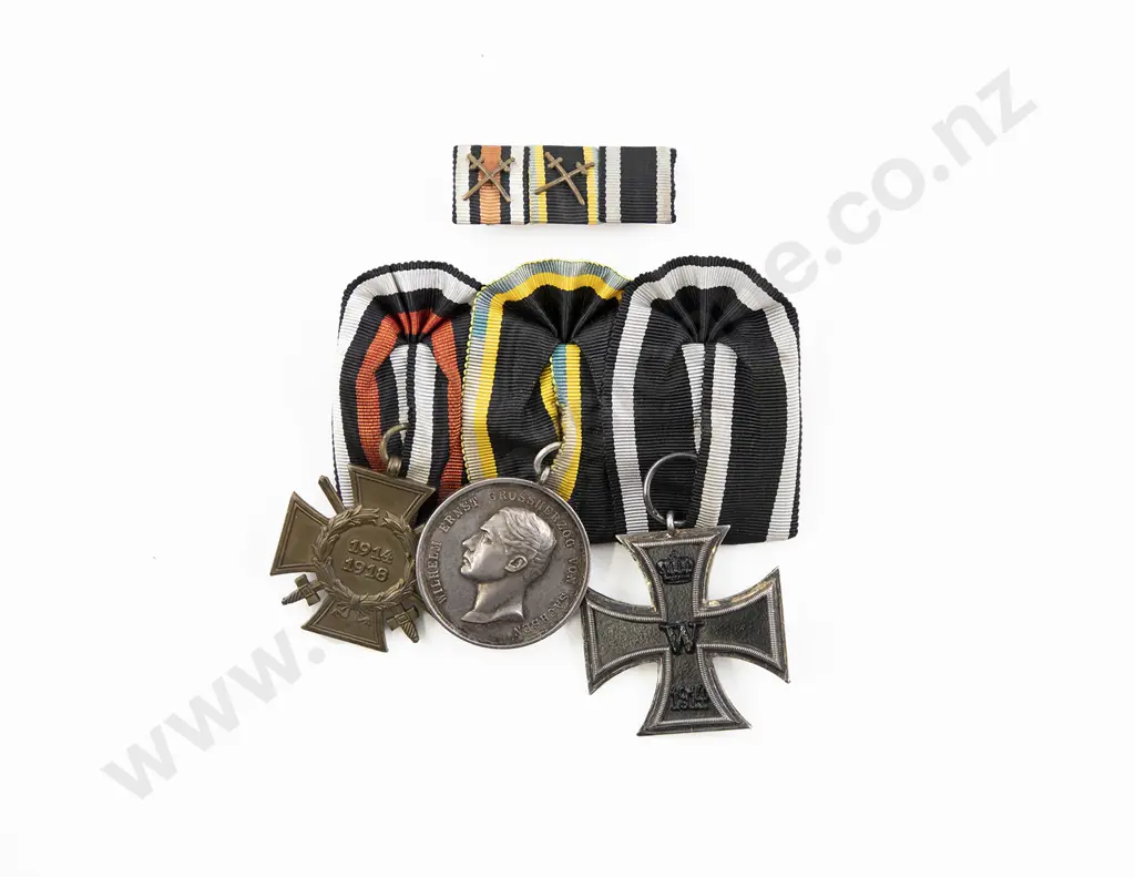WWI German Three Medal Group with Ribbons Image 1++