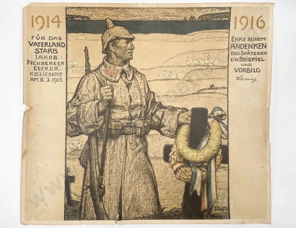 Three WWI German War Record Certificates Image 1++