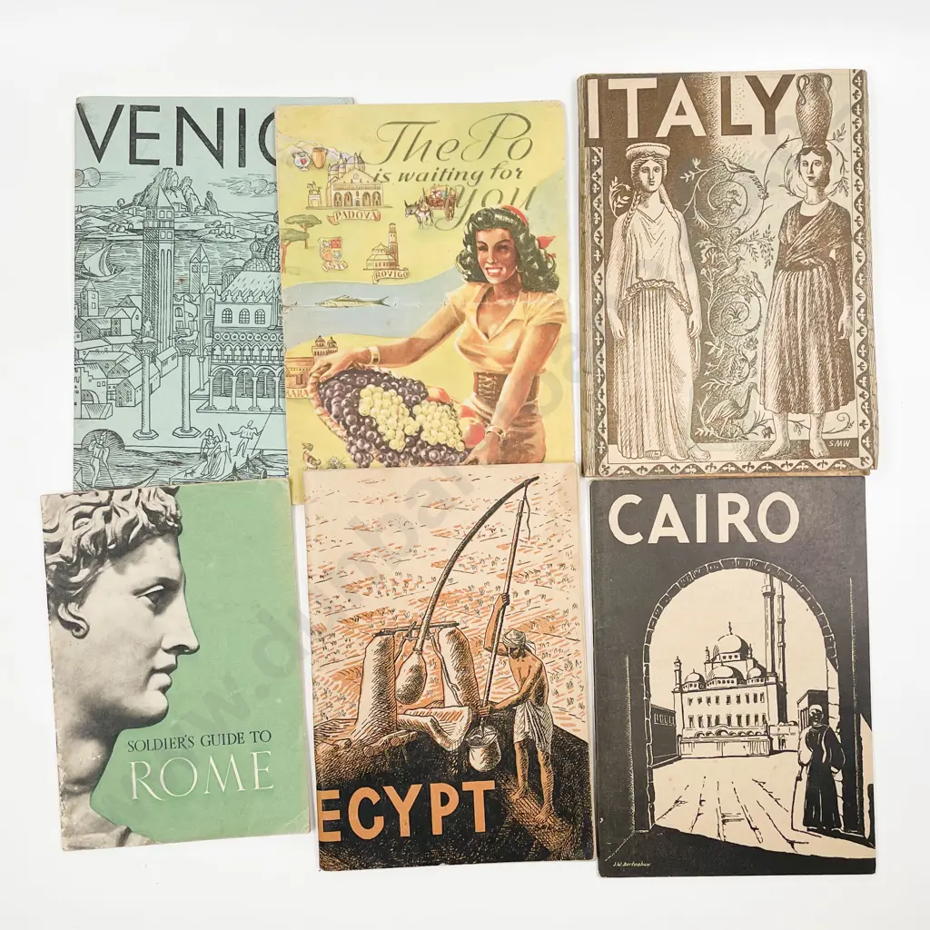 Collection WWII Period Mainly Italy and Egypt Booklets and Pamphlets Image 1++
