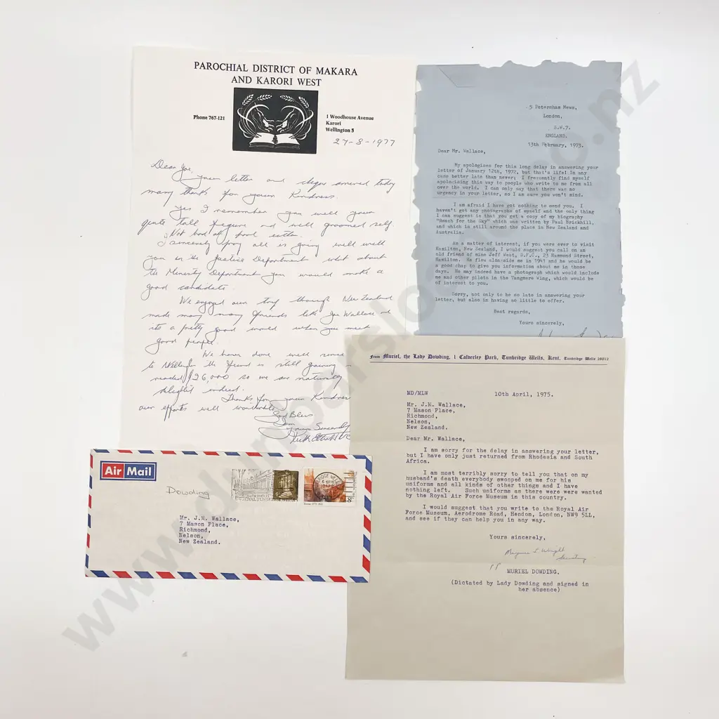 Letter from Keith Elliott VC Image 1++