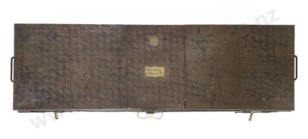 Victorian Military Tin Uniform Trunk Image 1++