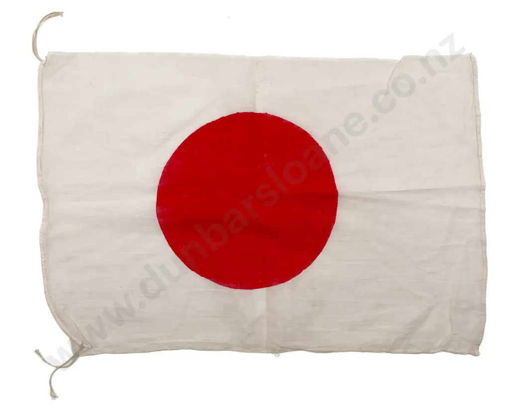 WWII Japanese Rifle Bayonet Flag Image 1++
