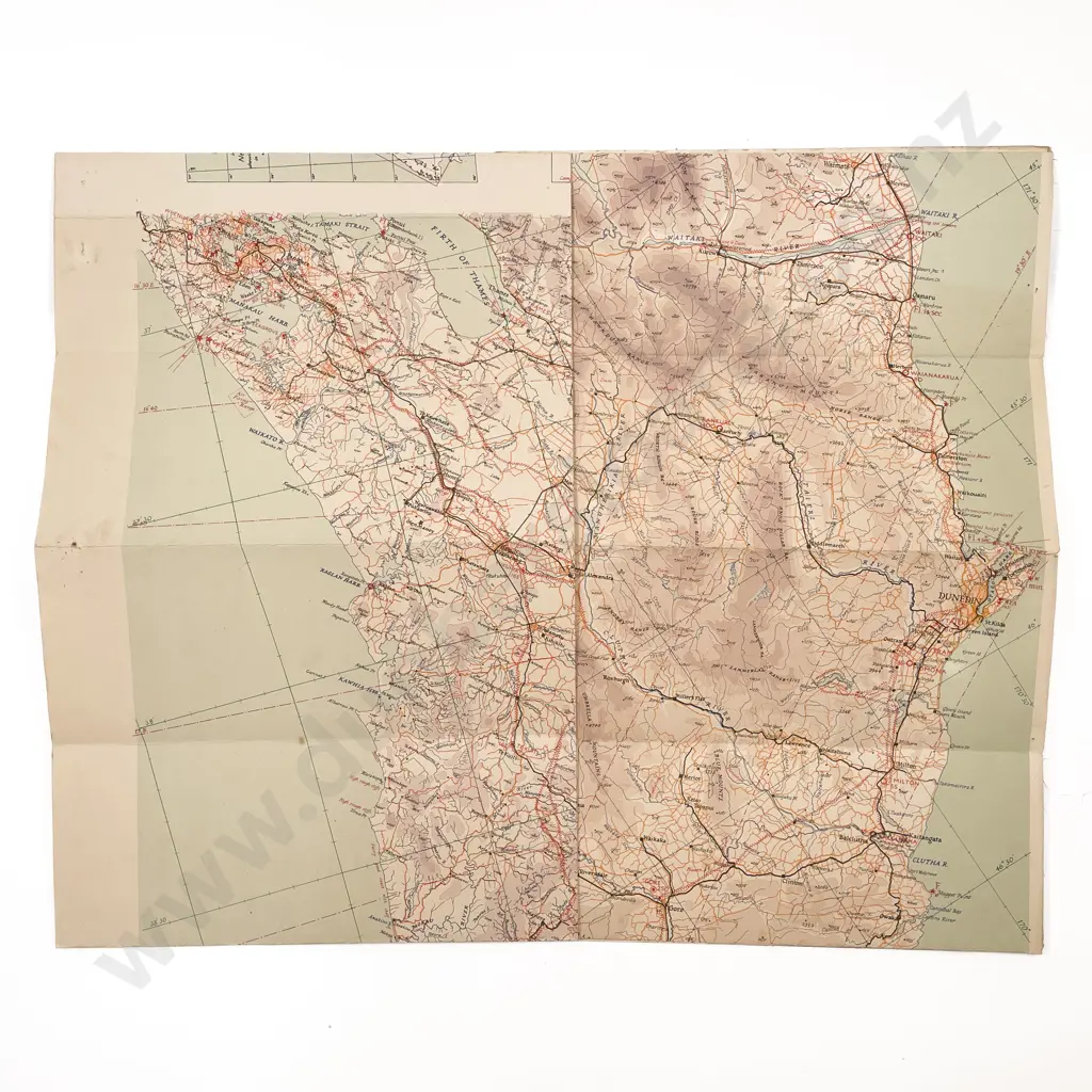 C1944 NZ Complete Set of Six with Index Flying Maps Image 1++