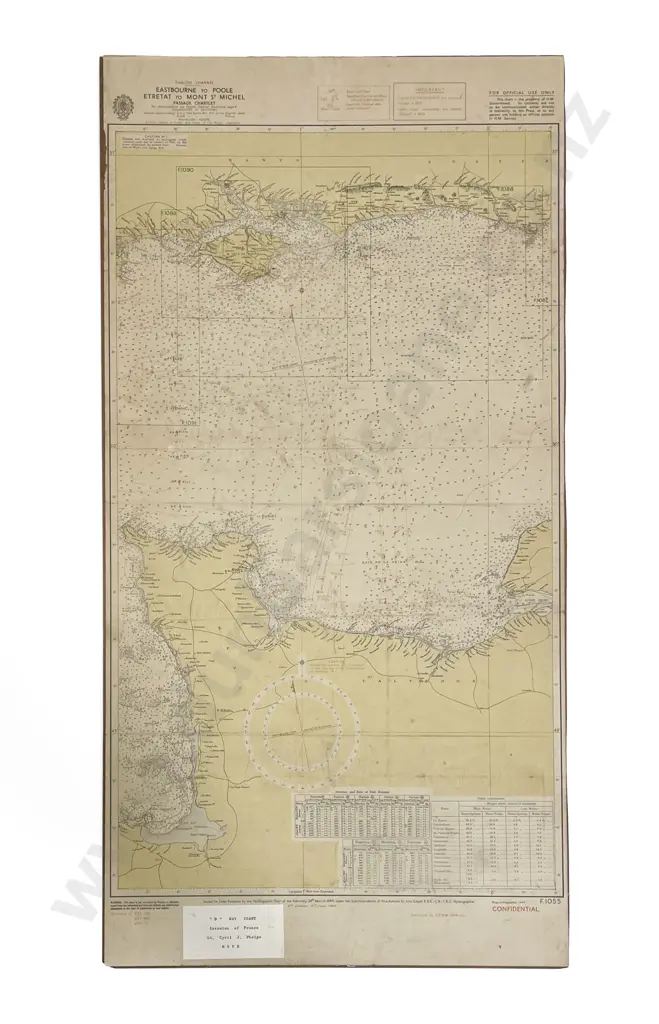 WWII 'D' Day Chart Image 1++