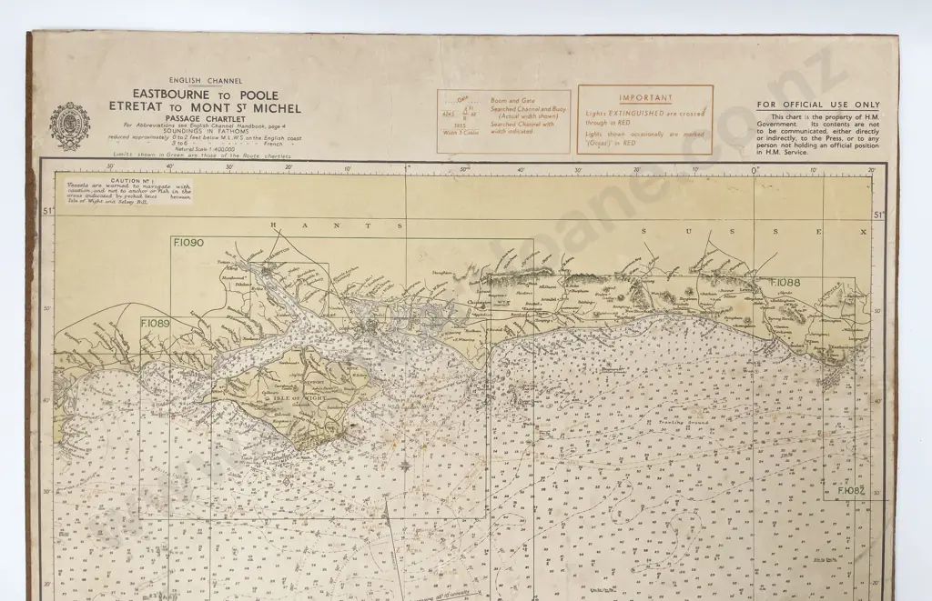 WWII 'D' Day Chart Image 1++