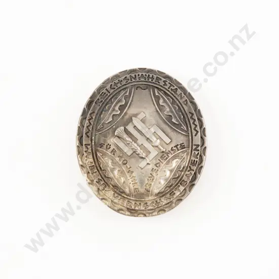 Silver Commemorative Loyal Service Badge