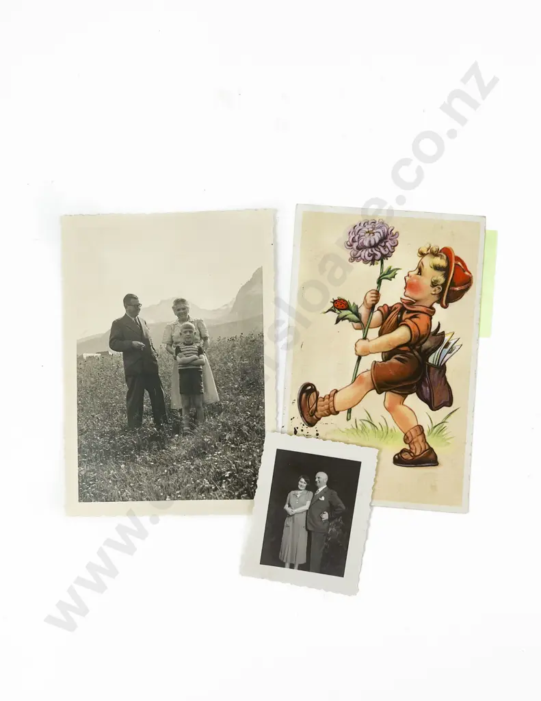 Two German Pre and Post WWII Photo Snapshot Albums Image 1++