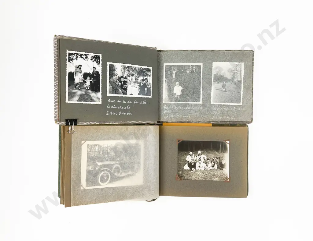 Two German Pre and Post WWII Photo Snapshot Albums Image 1++