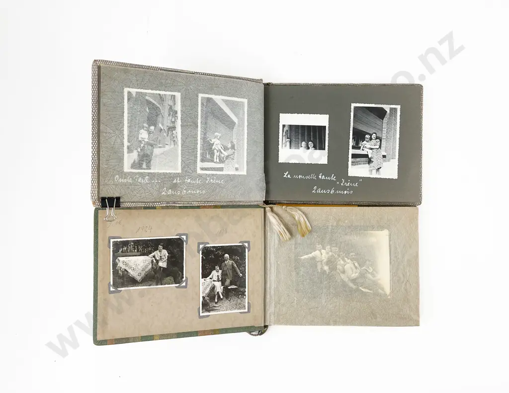 Two German Pre and Post WWII Photo Snapshot Albums Image 1++