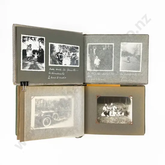 Two German Pre and Post WWII Photo Snapshot Albums
