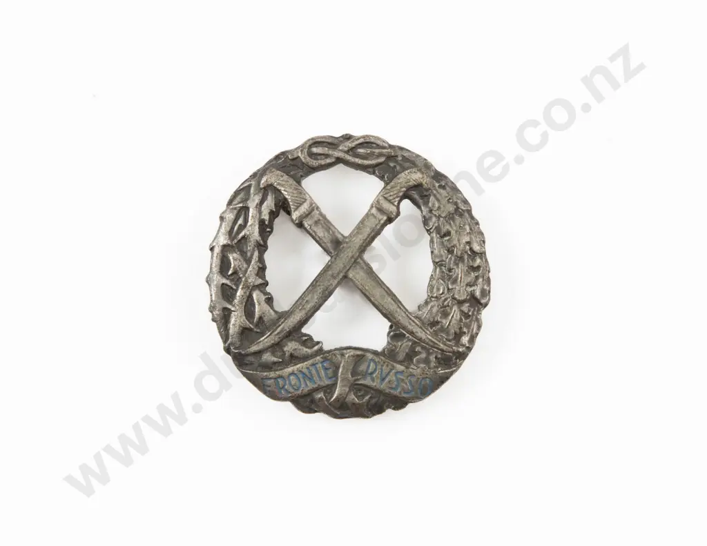 WWII Italian Russian Front Service Honour Badge Image 1++