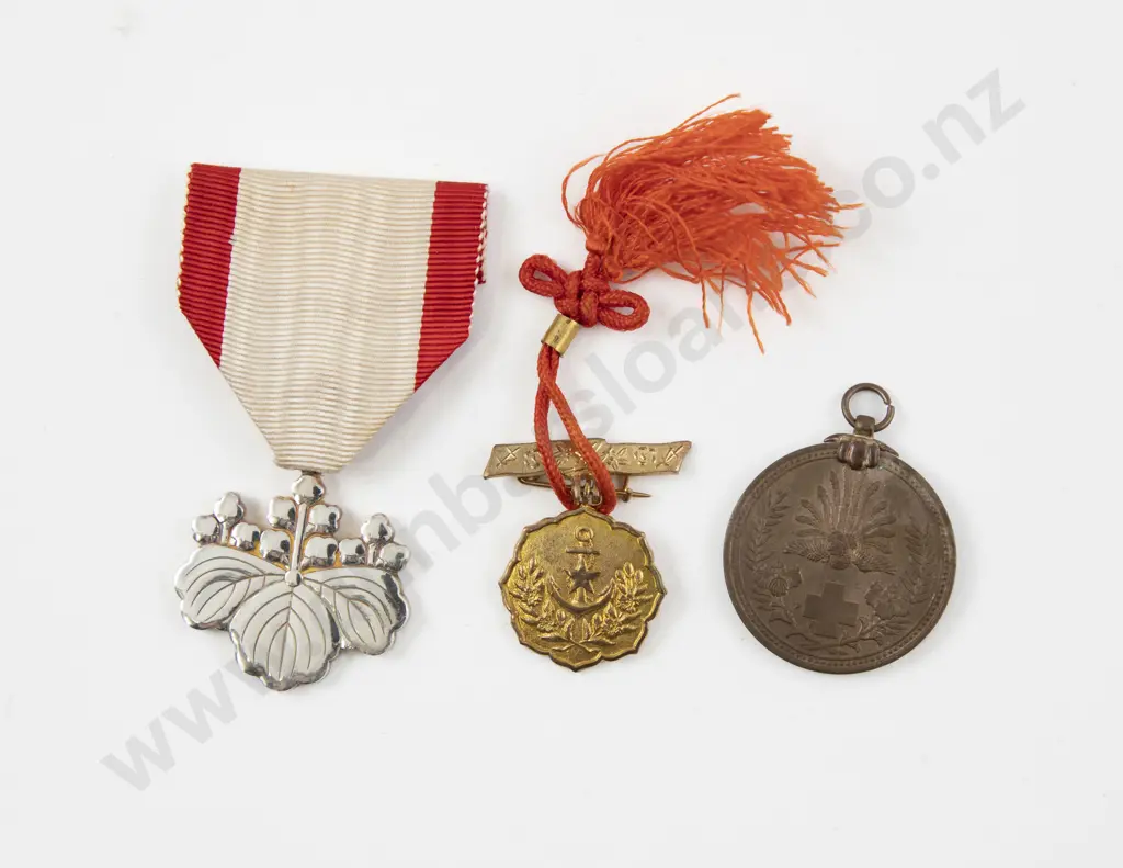 WWII Three Japanese Medals Image 1++