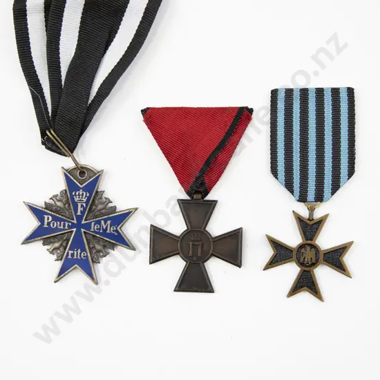 Three European Commemorative Medals