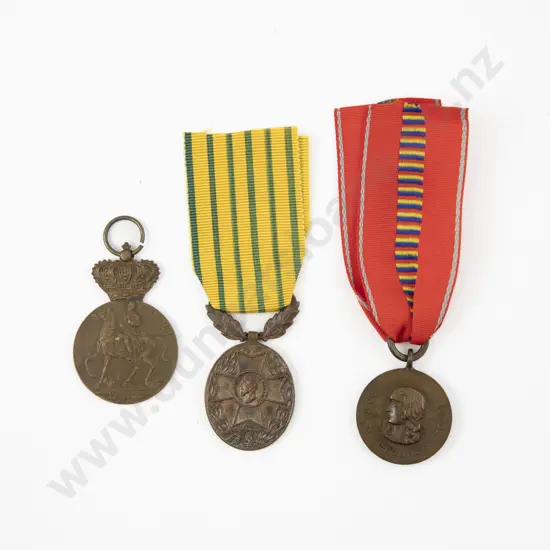Three Romania Commemorative Medals