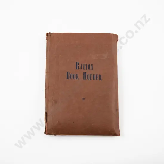WWII USA Ration Book Holder and Ration Cards