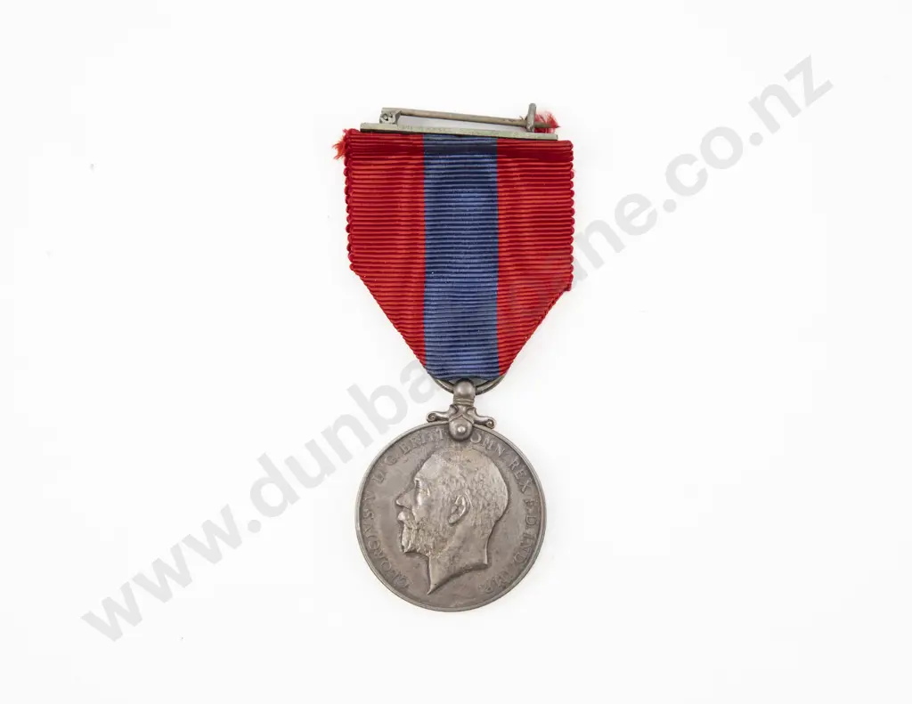 WWI British King George VI Faithful Service Medal Image 1++