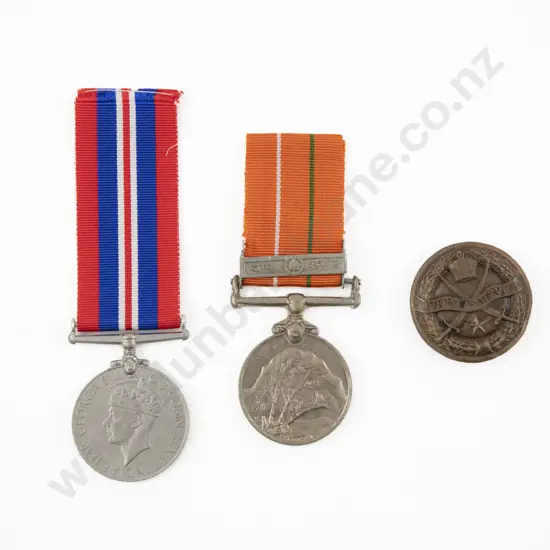 Two India General Service Medals and Overseas Service Brooch