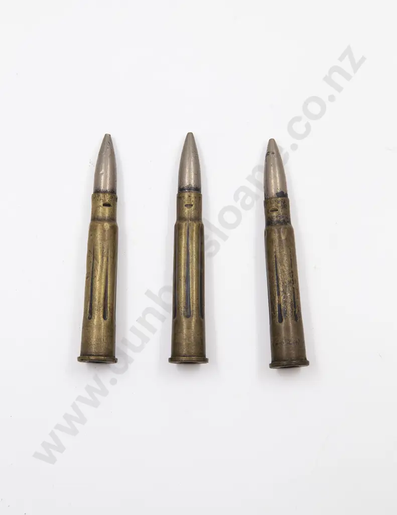 Three WWII 303 Training Bullets Image 1++