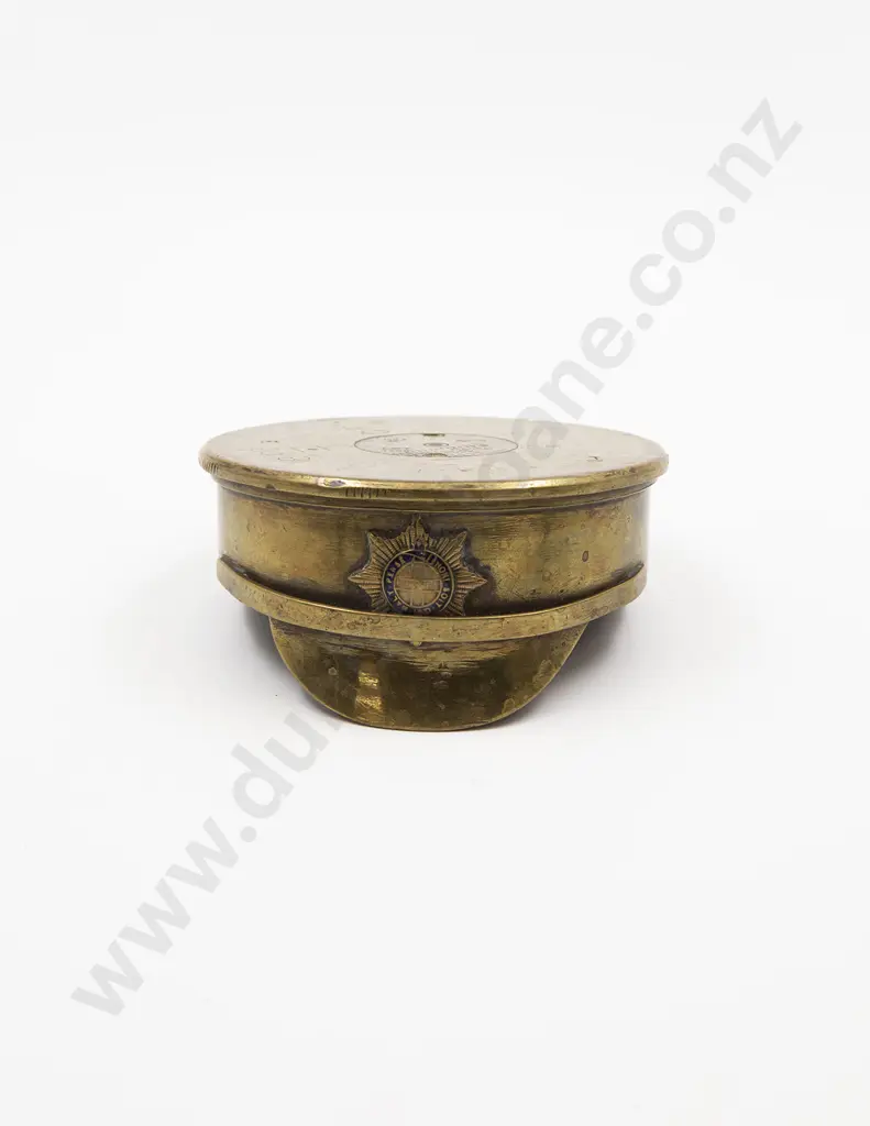 WWI Brass Shell Casing 1915 Ashtray Image 1++