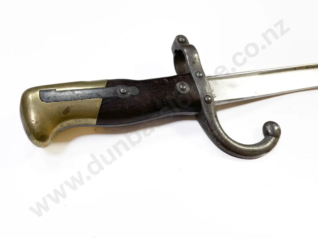 1876 French St Etienne Sword Bayonet & Scabbard Image 1++