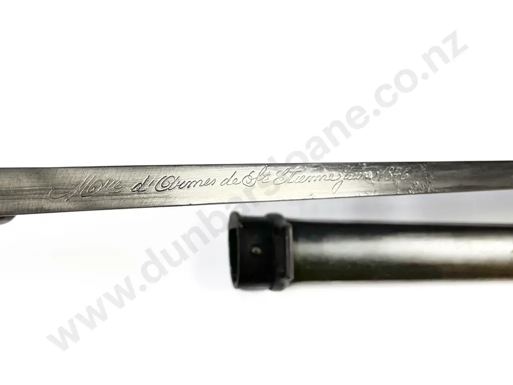 1876 French St Etienne Sword Bayonet & Scabbard Image 1++